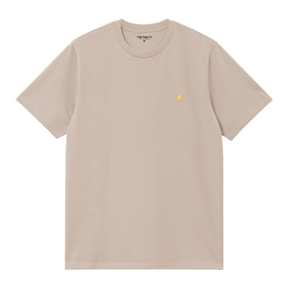 Carhartt WIP Chase T-Shirt Fleur De Sel Gold