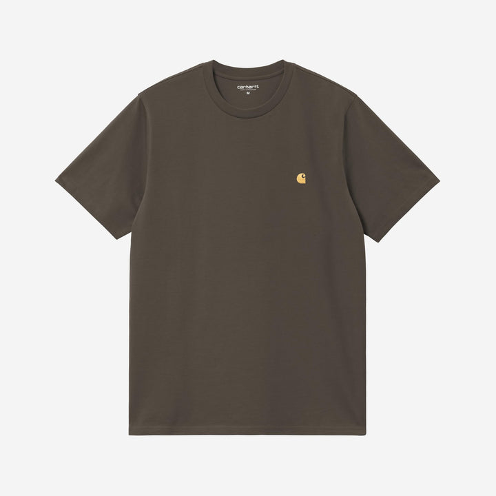 Carhartt WIP Chase T-Shirt Shungite Gold
