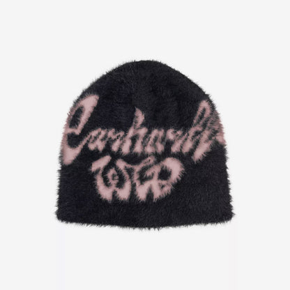 Carhartt WIP Chedda Beanie Black Glassy Pink