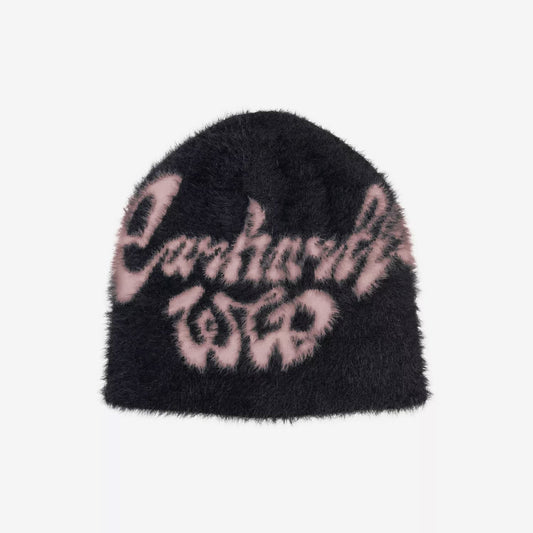 Carhartt WIP Chedda Beanie Black Glassy Pink
