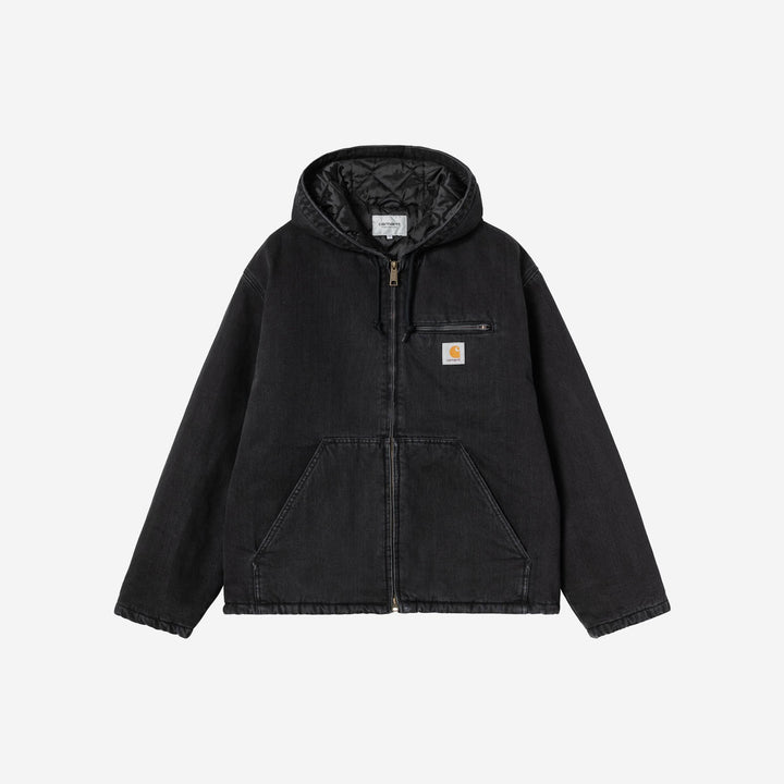 Carhartt WIP Cleveland Jacket Black Stone Washed