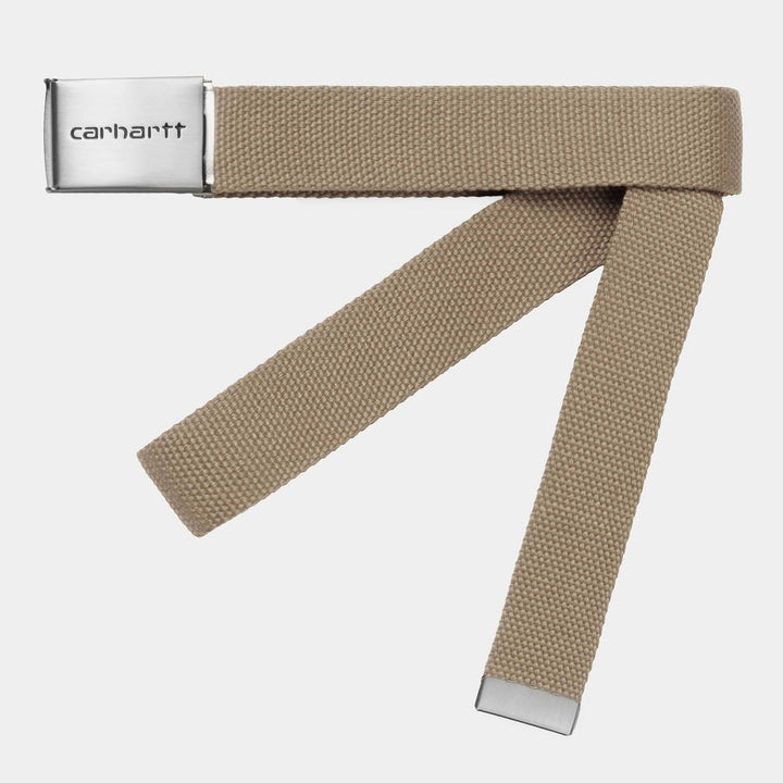 Carhartt WIP Clip Belt Chrome Leather