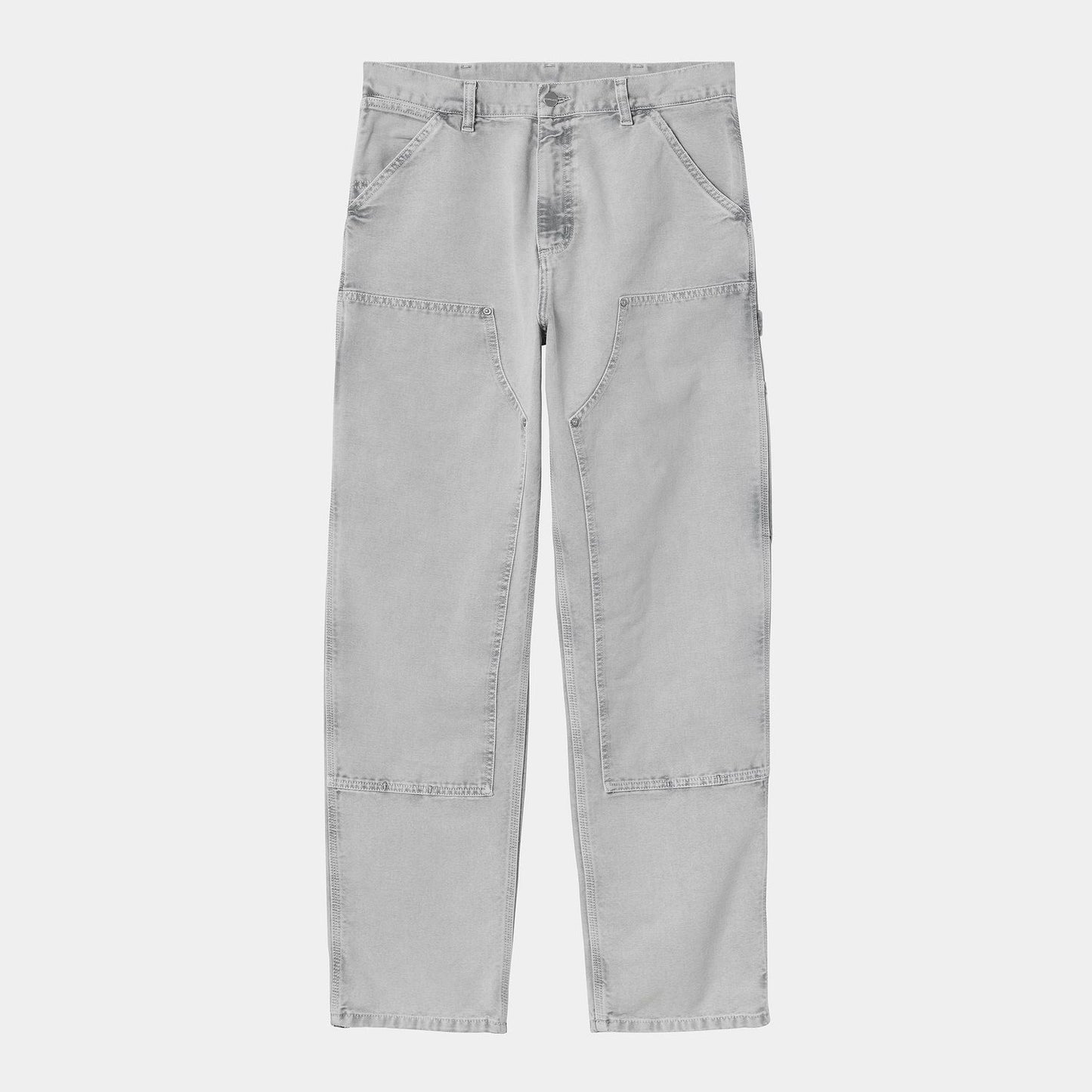Carhartt WIP Double Knee Pant 'Dearborn' Black Chalk Wash