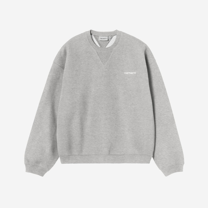 Carhartt WIP Ebbert Sweatshirt Grey Heather White