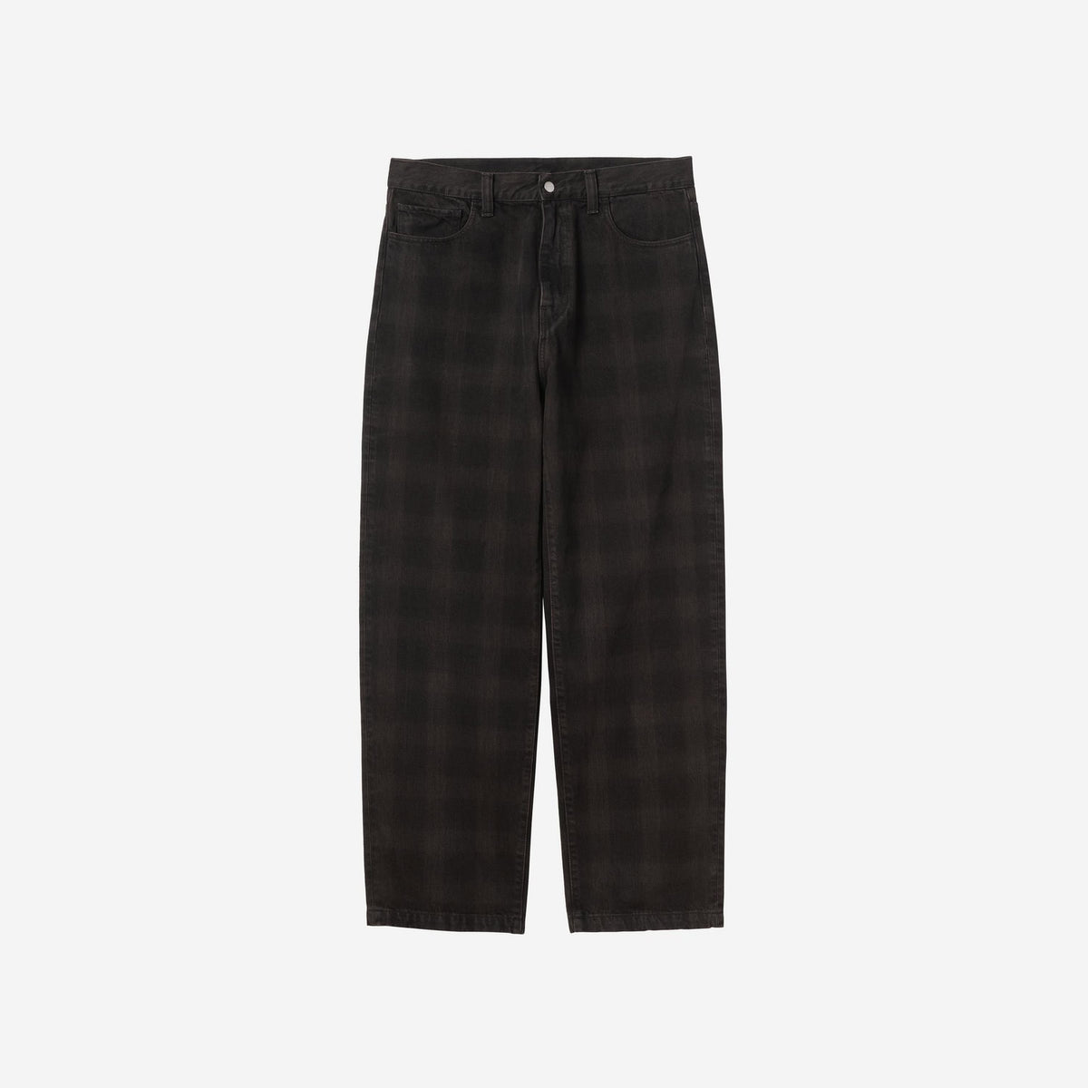 Carhartt WIP Everson Pant 'Bradford' Everson Print, Black Palisander (garment dyed)