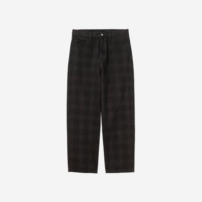 Carhartt WIP Everson Pant 'Bradford' Everson Print, Black Palisander (garment dyed)