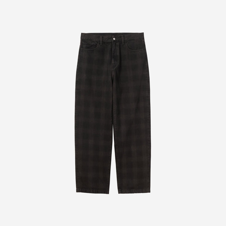 Carhartt WIP Everson Pant 'Bradford' Everson Print, Black Palisander (garment dyed)
