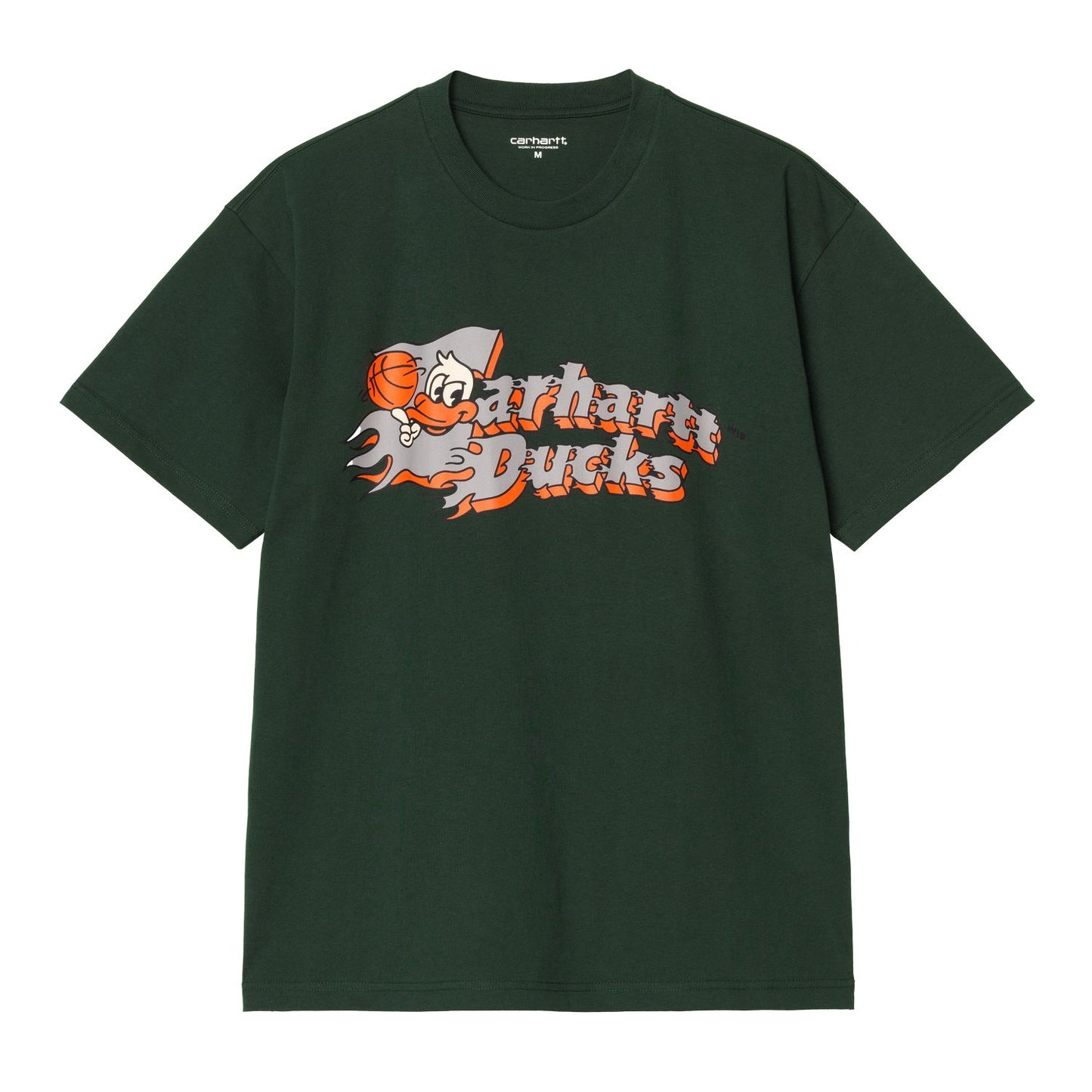 Carhartt WIP Flaming Ducks T-Shirt Conifer