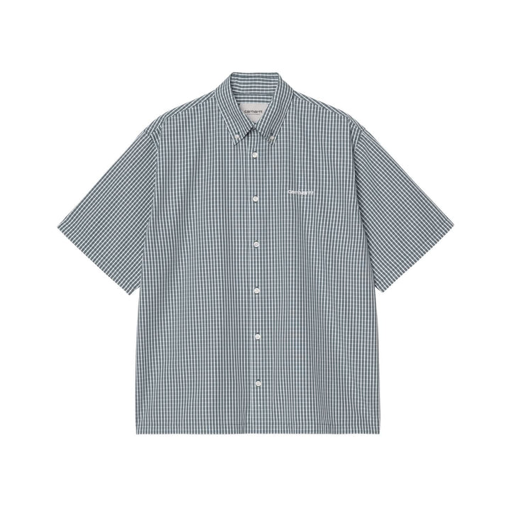 Carhartt WIP Groff Shirt Groff Check, Blue River