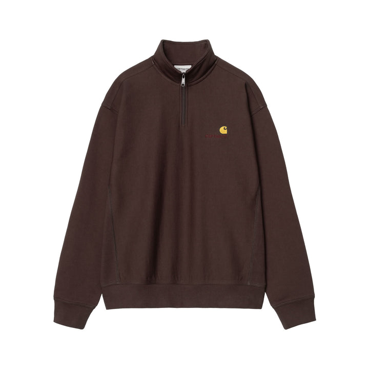 Carhartt WIP Half Zip American Script Sweatshirt Palisander