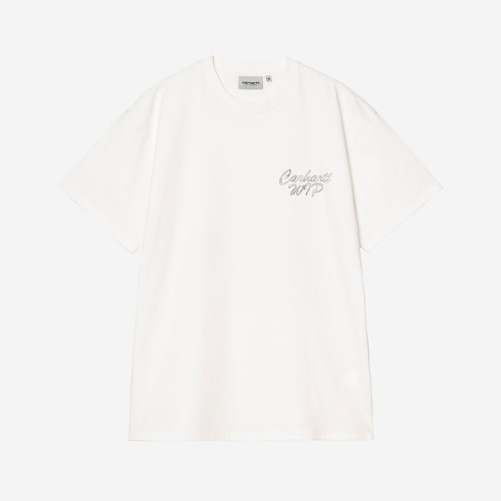 Carhartt WIP Hatching Script T-Shirt Wax (garment dyed)