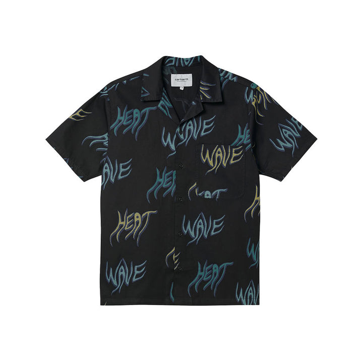 Carhartt WIP Heat Wave Shirt Heat Wave Print, Black