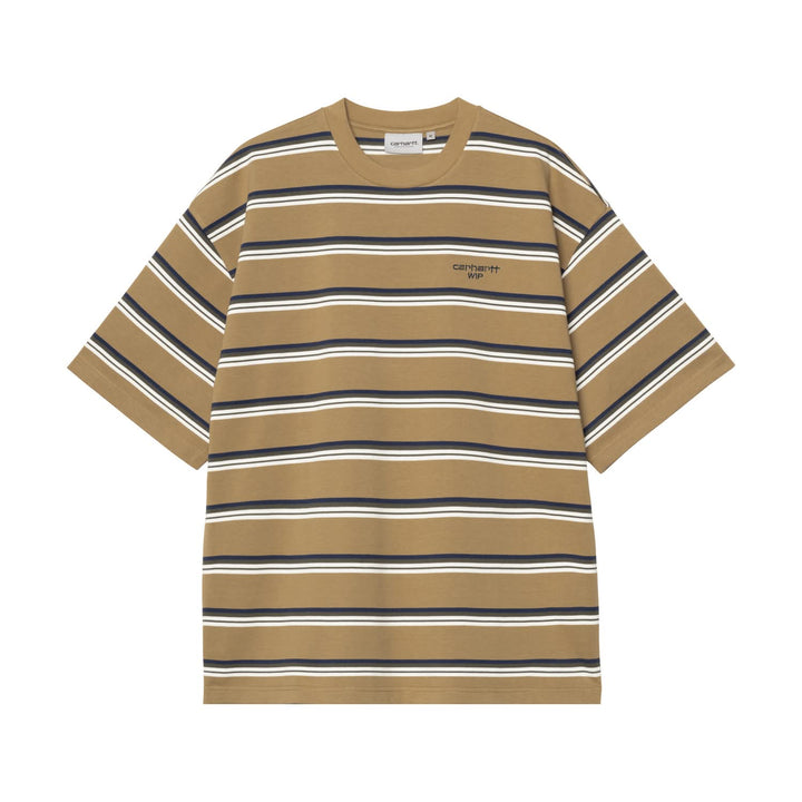 Carhartt WIP Holm T-Shirt Holm Stripe, Peanut