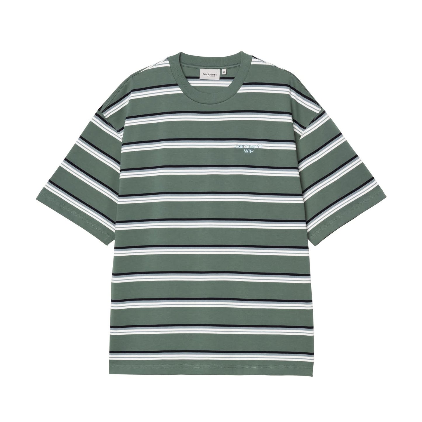 Carhartt WIP Holm T-Shirt Holm Stripe, Silver Pine