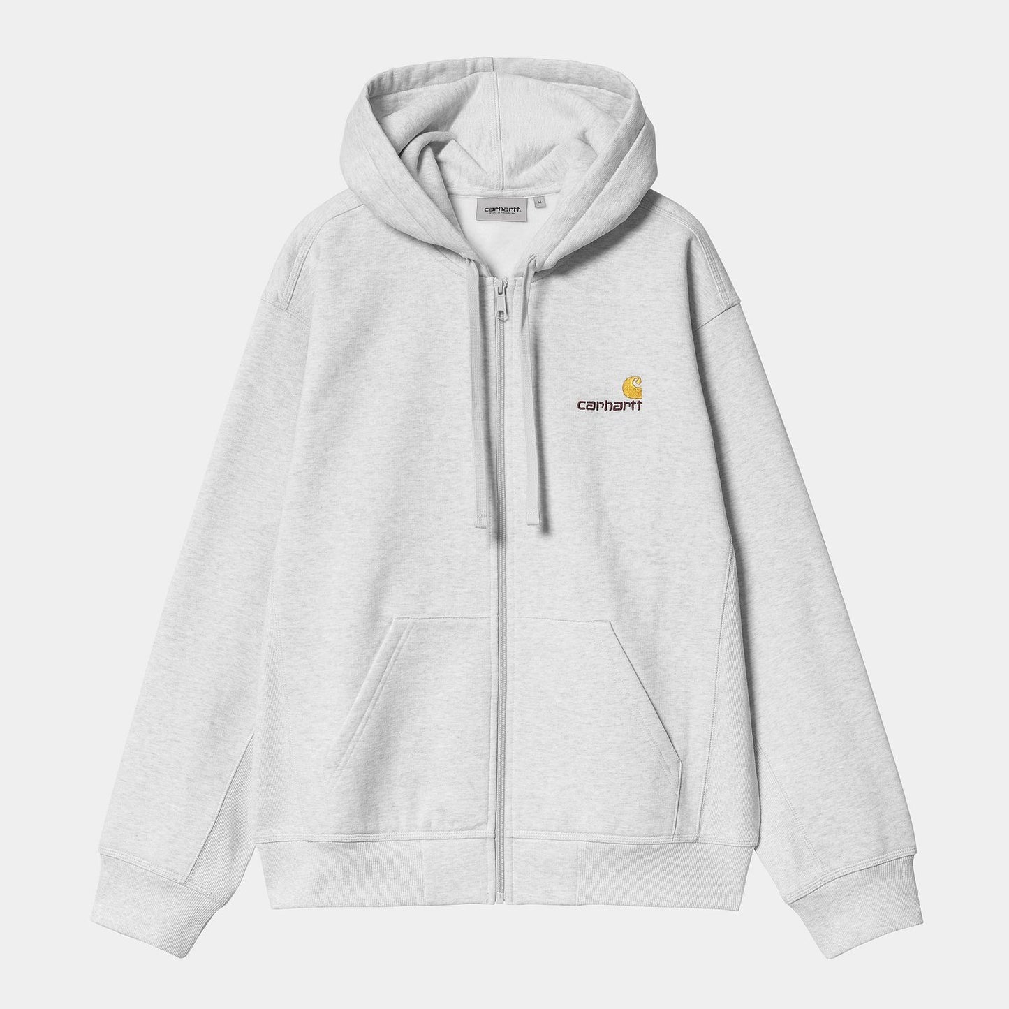 Carhartt WIP Hooded American Script Jacket Ash Heather