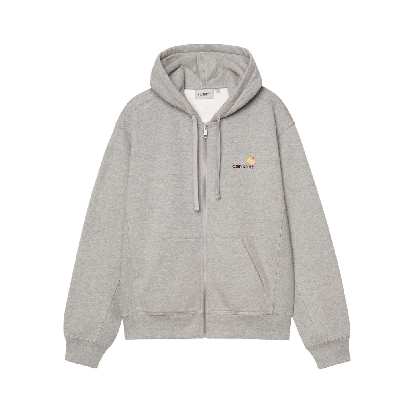 Carhartt WIP Hooded American Script Jacket Grey Heather