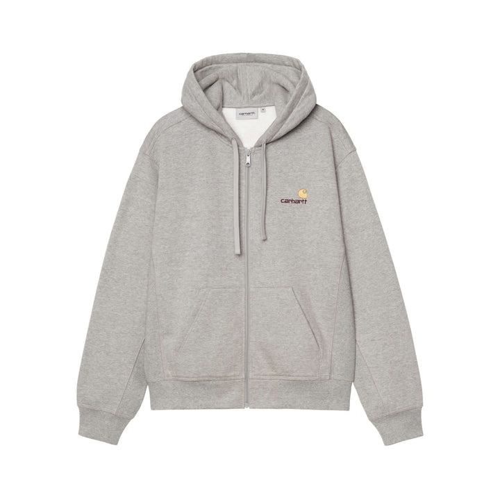 Carhartt WIP Hooded American Script Jacket Grey Heather