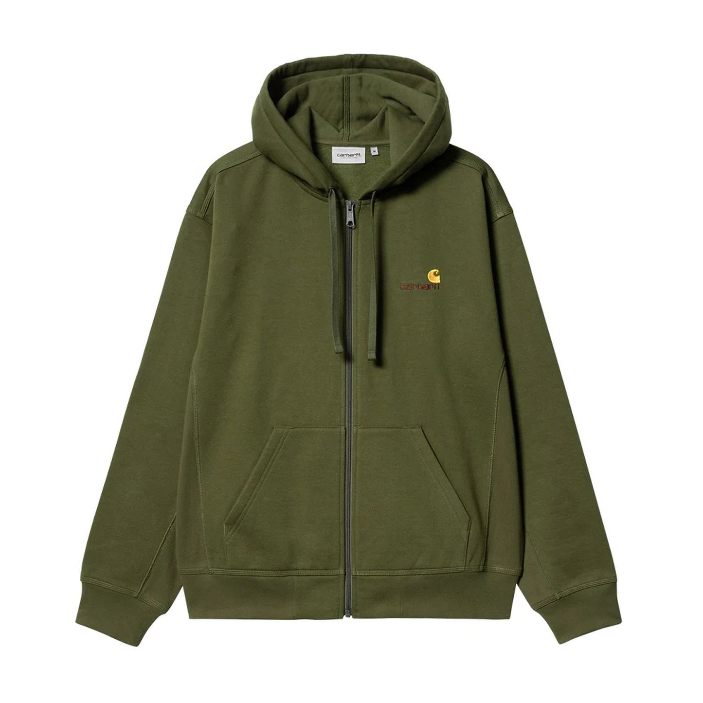 Carhartt WIP Hooded American Script Jacket Tarragon
