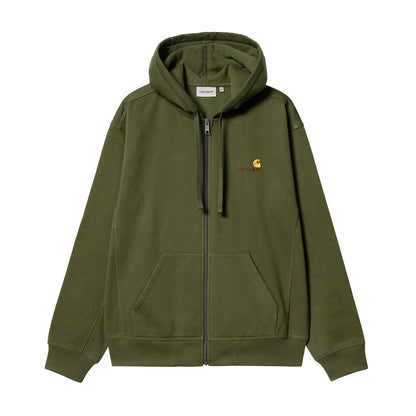 Carhartt WIP Hooded American Script Jacket Tarragon