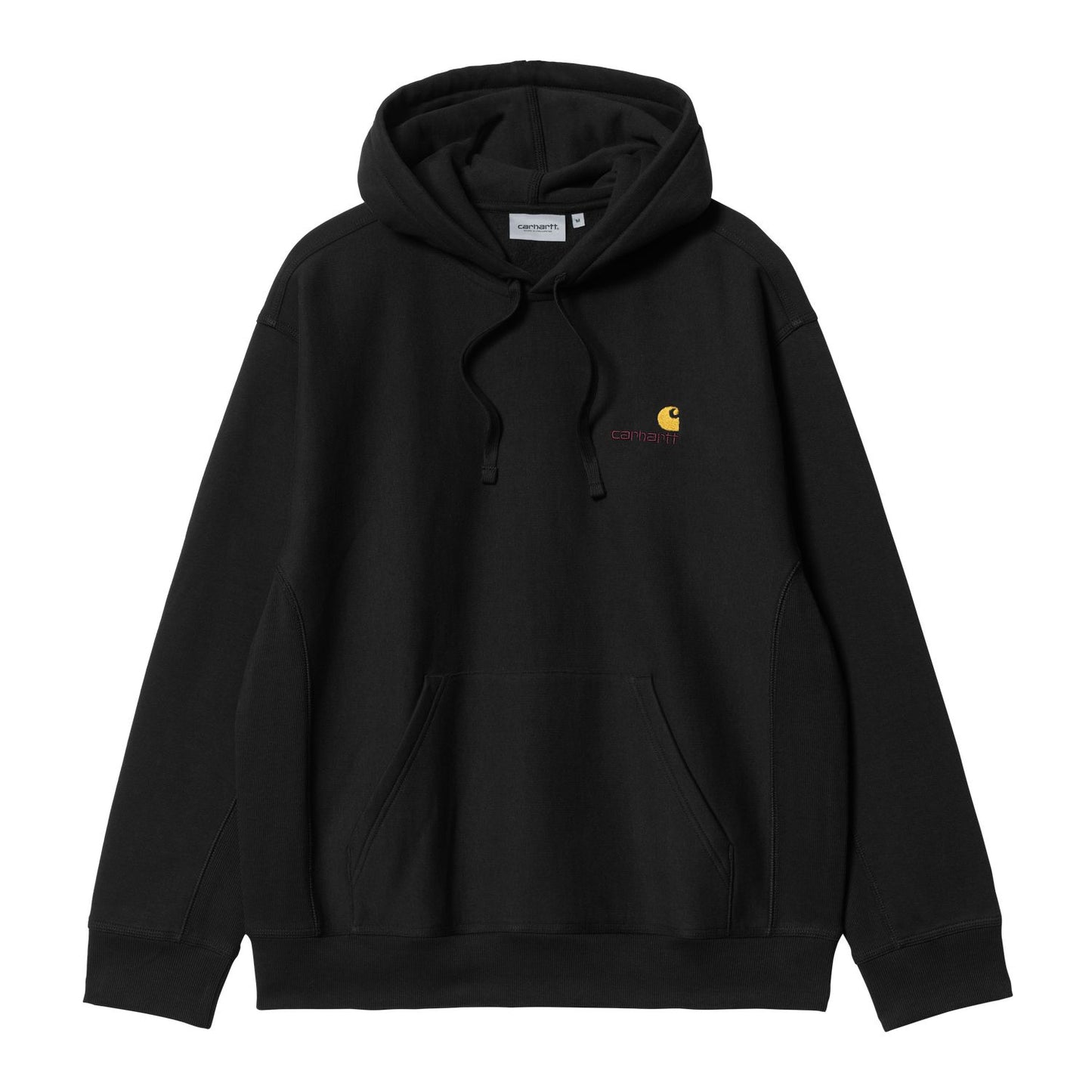 Carhartt WIP Hooded American Script Sweatshirt Black