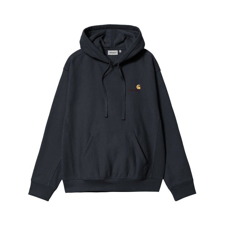 Carhartt WIP Hooded American Script Sweatshirt Deep Night