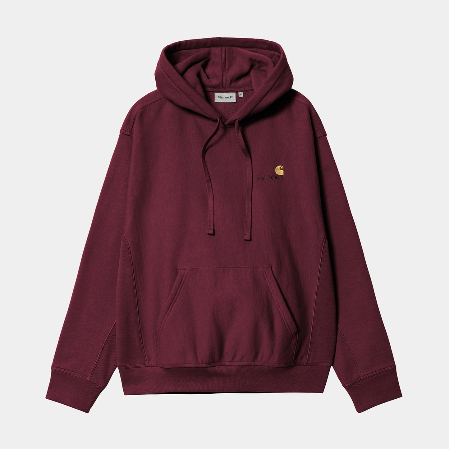 Carhartt WIP Hooded American Script Sweatshirt Malbec