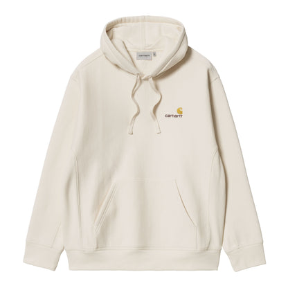 Carhartt WIP Hooded American Script Sweatshirt Natural