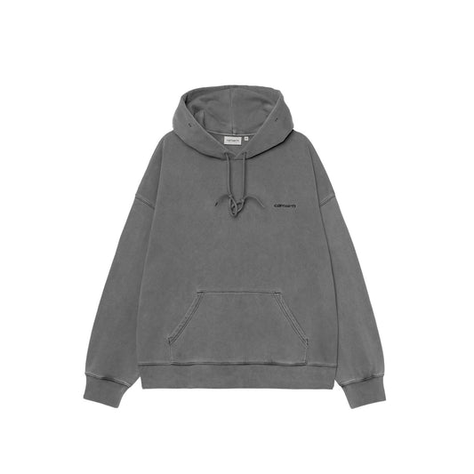 Carhartt WIP Hooded Benton Sweatshirt Graphite (garment dyed)