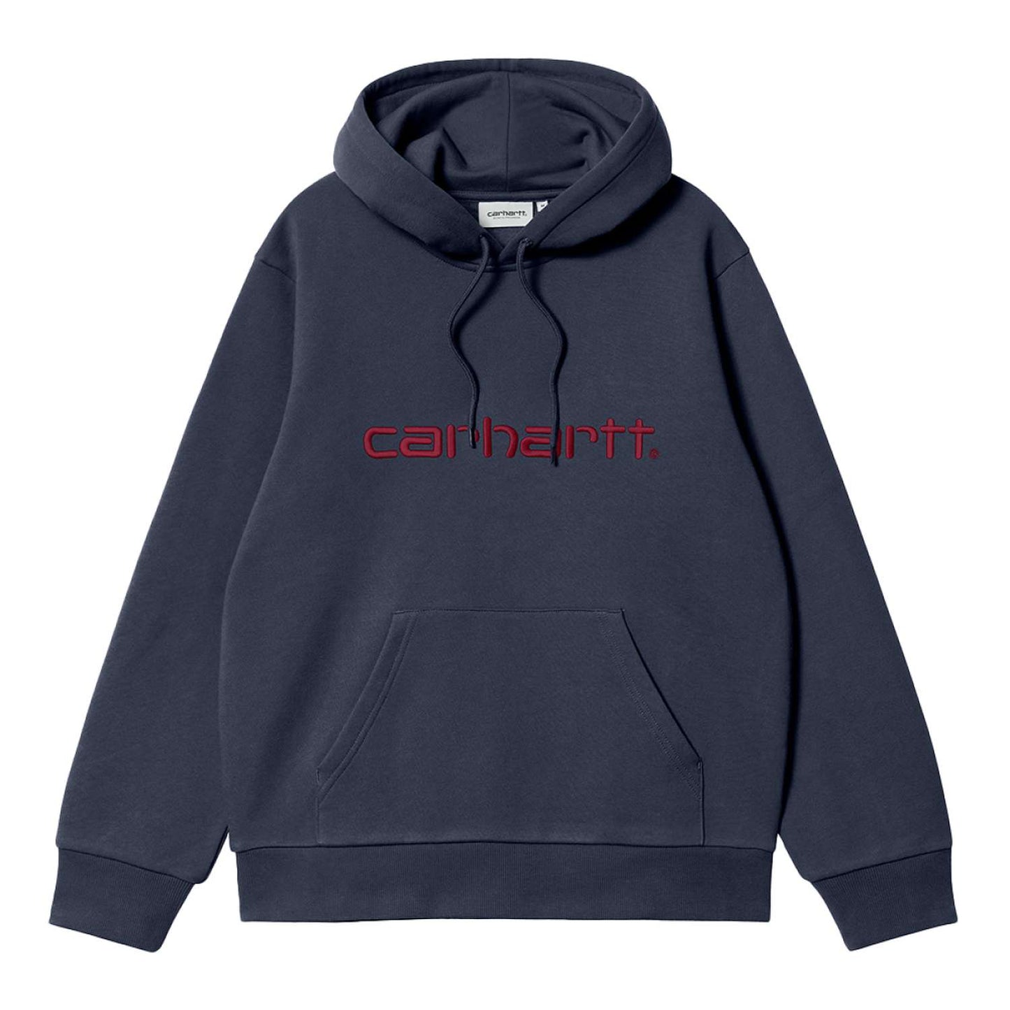 Carhartt WIP Hooded Carhartt Sweatshirt Air Force Blue Malbec