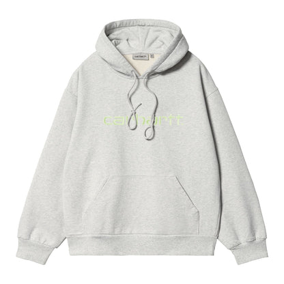 Carhartt WIP Hooded Carhartt Sweatshirt Ash Heather Air Green
