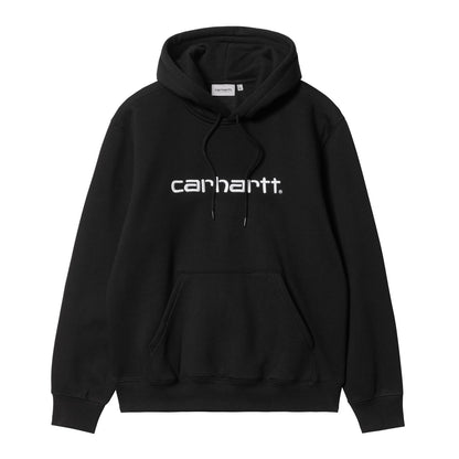Carhartt WIP Hooded Carhartt Sweatshirt Black White