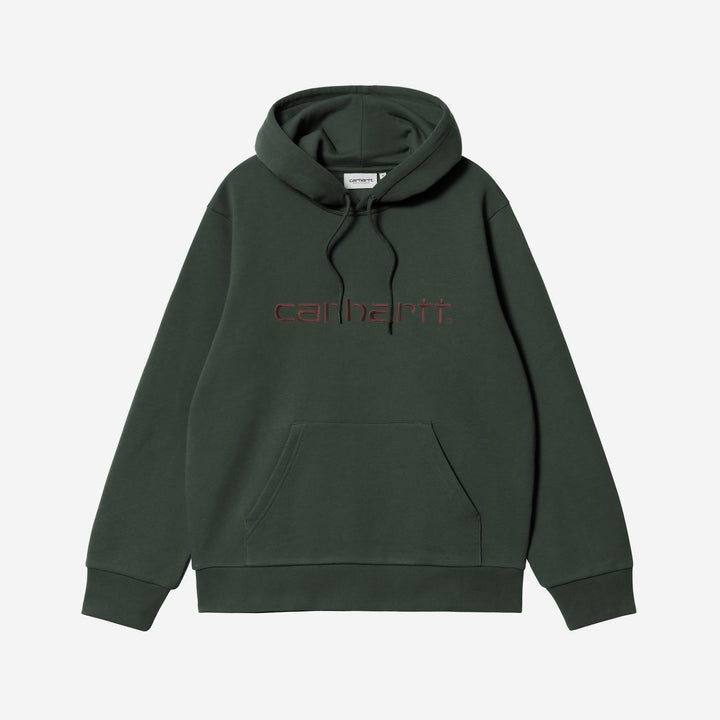 Carhartt WIP Hooded Carhartt Sweatshirt Dark Scarab Palisander