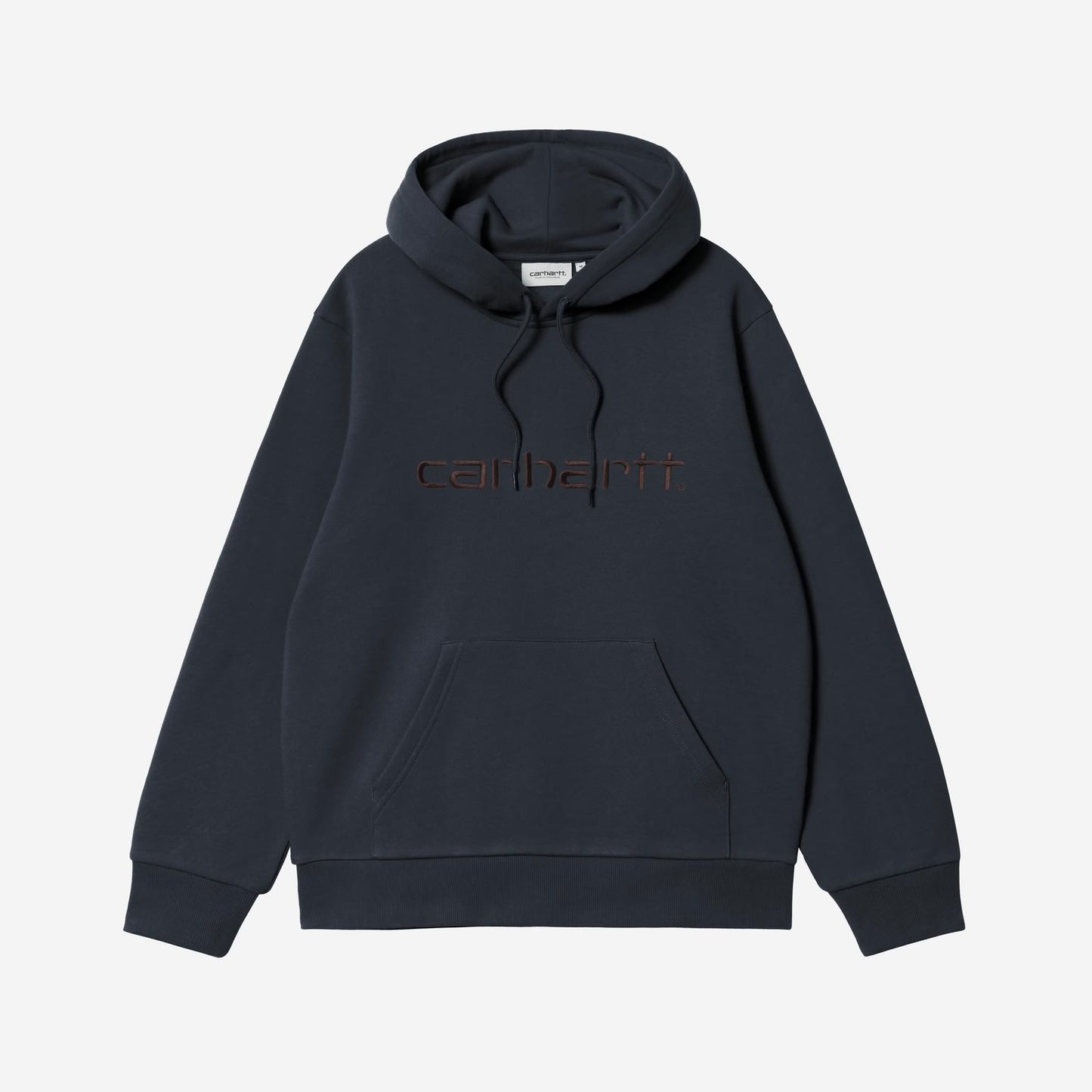 Carhartt WIP Hooded Carhartt Sweatshirt Deep Night Palisander