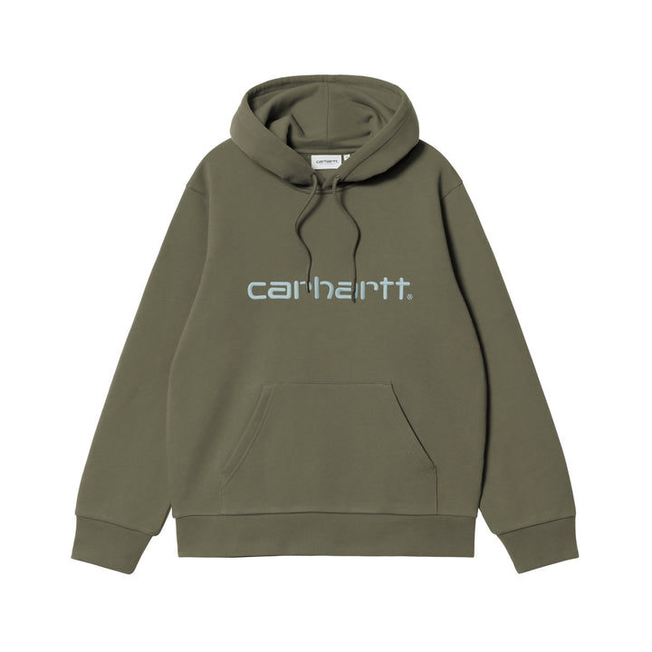 Carhartt WIP Hooded Carhartt Sweatshirt Leaf Tourmaline