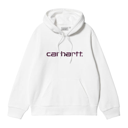 Carhartt WIP Hooded Carhartt Sweatshirt White Huckleberry