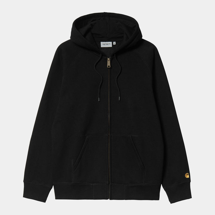 Carhartt WIP Hooded Chase Jacket Black Gold