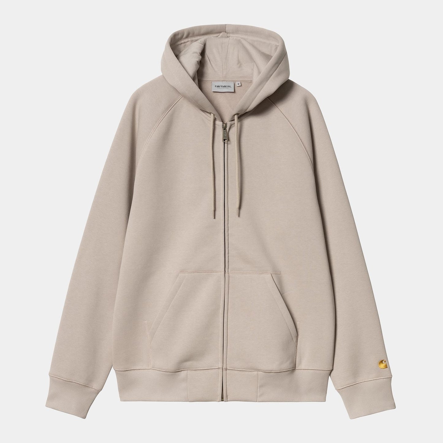 Carhartt WIP Hooded Chase Jacket Dusky Beige Gold