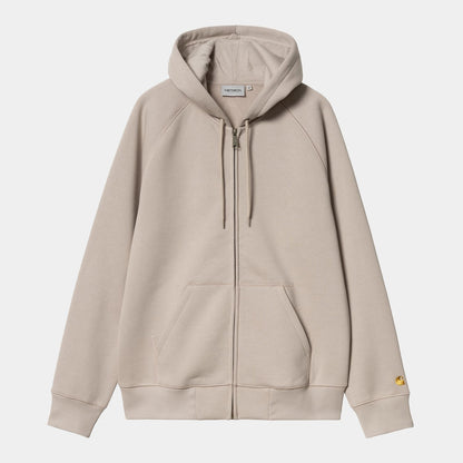 Carhartt WIP Hooded Chase Jacket Dusky Beige Gold