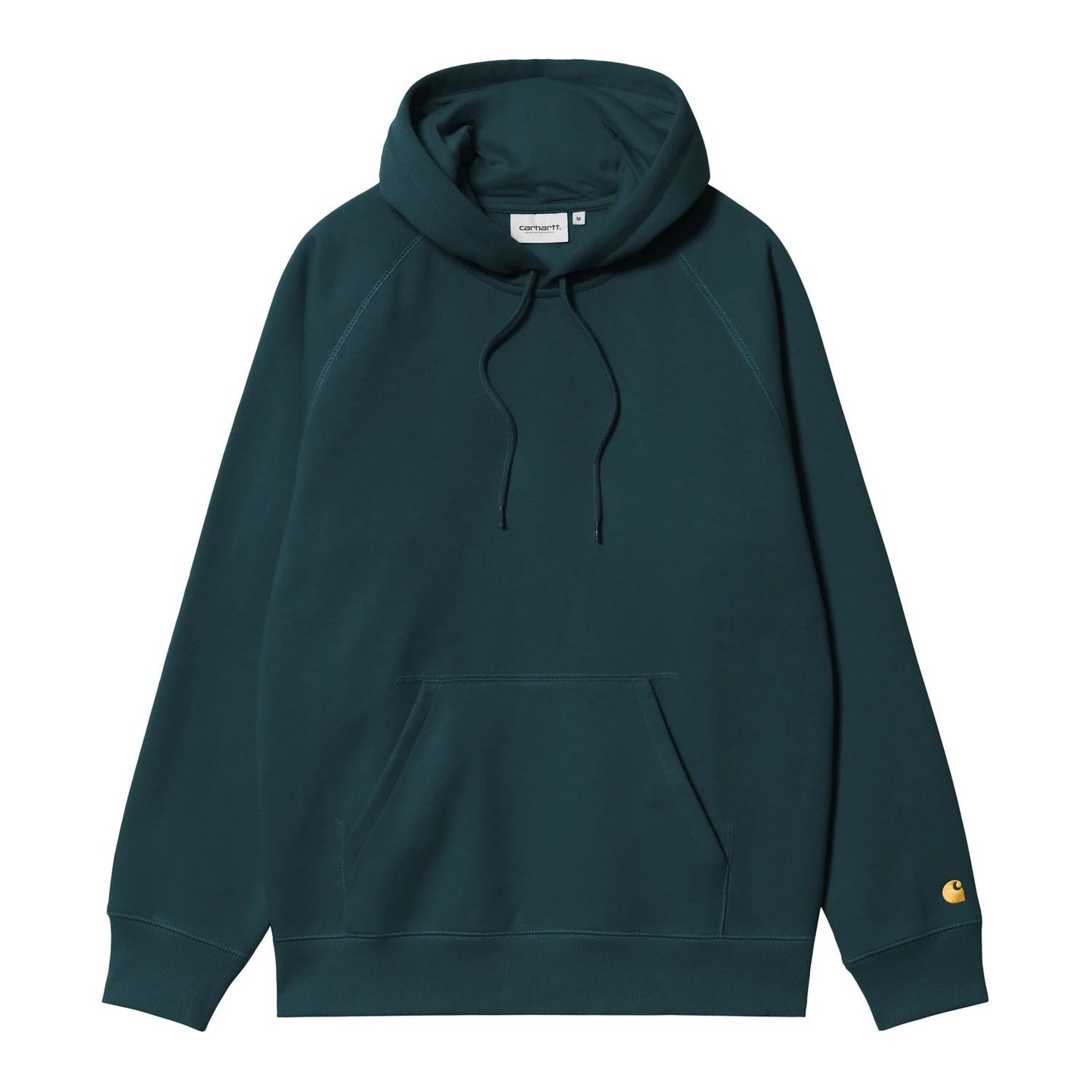Carhartt WIP Hooded Chase Sweatshirt Duck Blue Gold