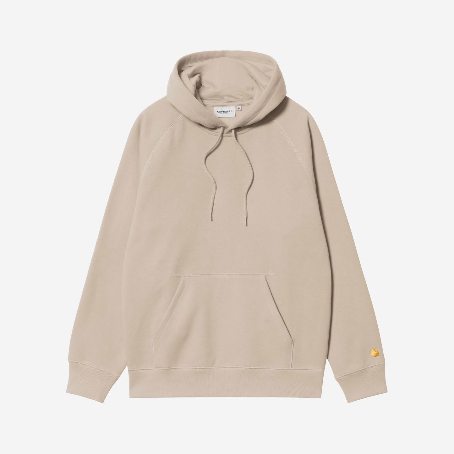 Carhartt WIP Hooded Chase Sweatshirt Fleur De Sel Gold