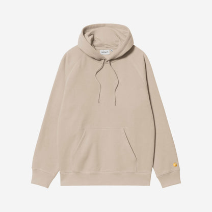 Carhartt WIP Hooded Chase Sweatshirt Fleur De Sel Gold