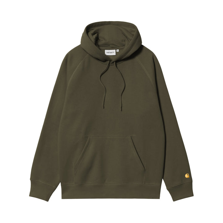 Carhartt WIP Hooded Chase Sweatshirt Olive Gold