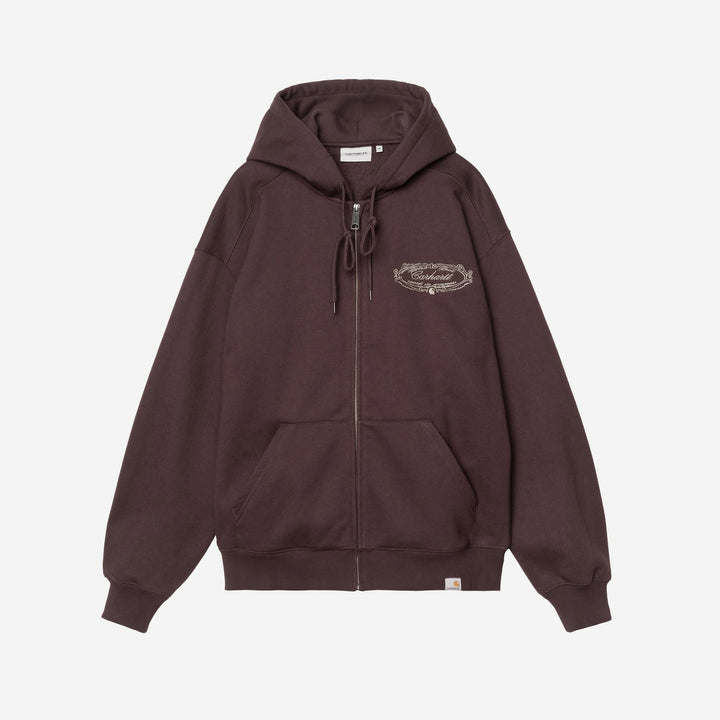 Carhartt WIP Hooded Chez WIP Sweat Jacket Palisander Grey