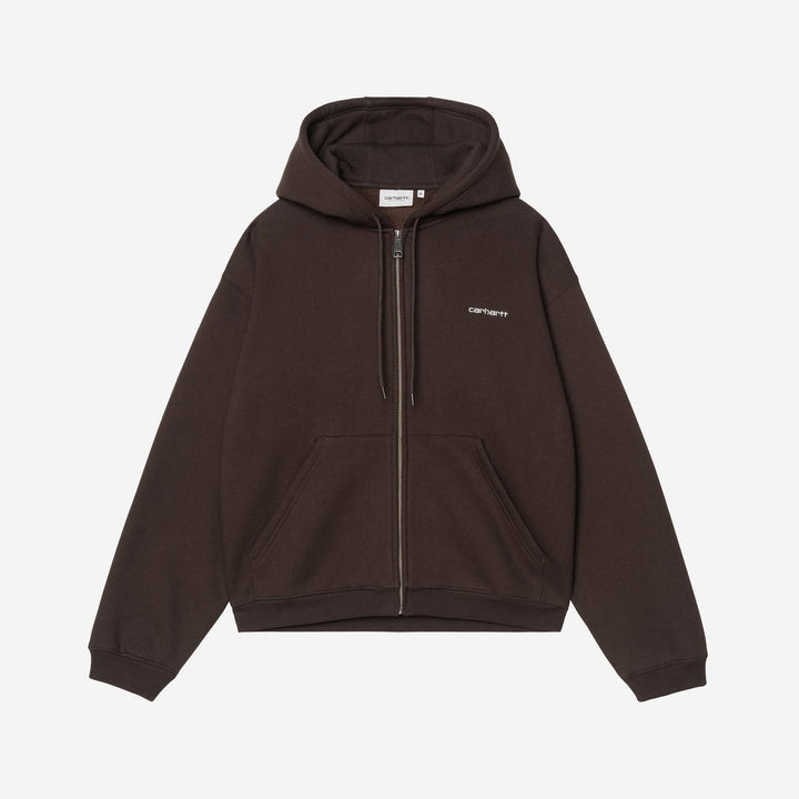 Carhartt WIP Hooded Ebbert Jacket Tobacco White