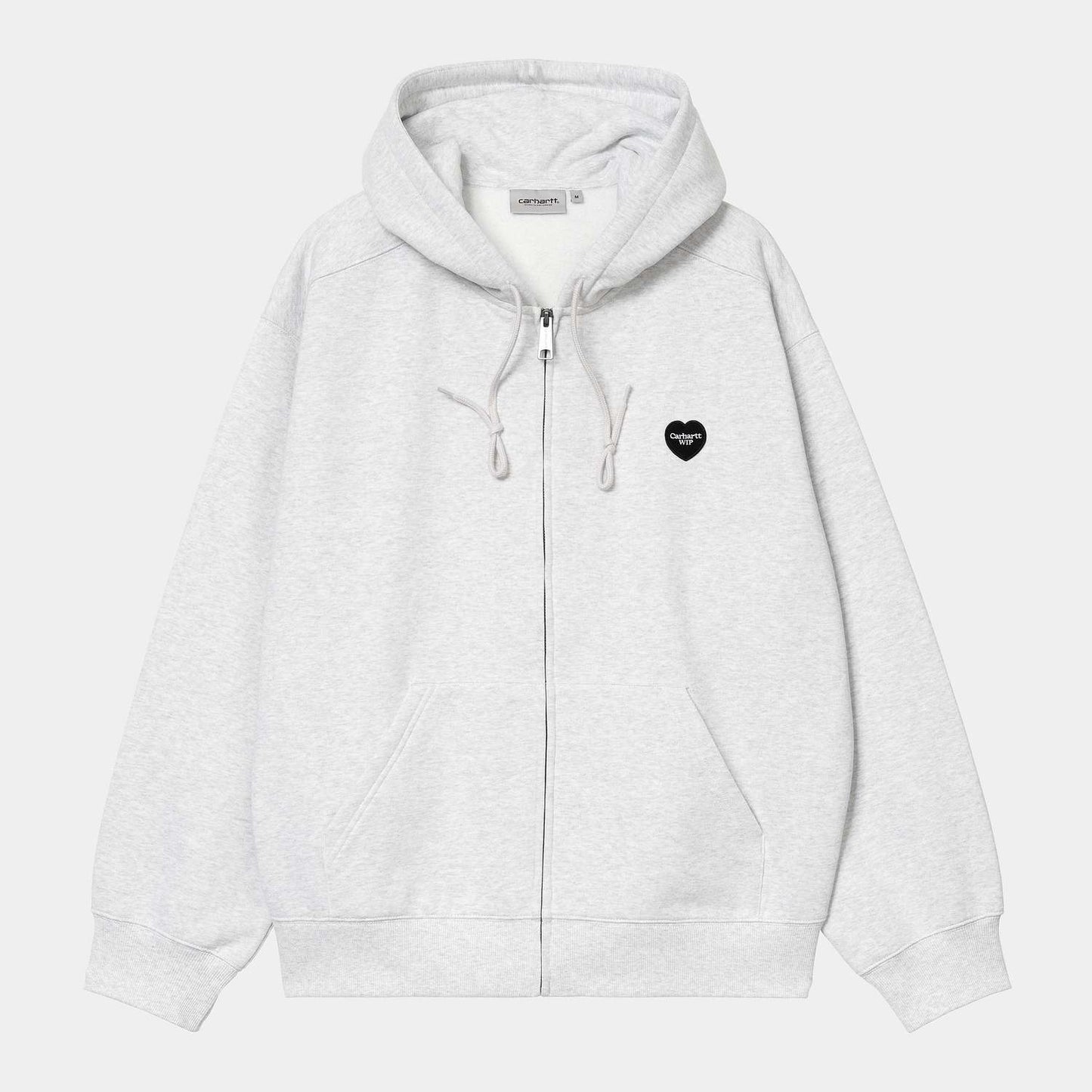 Carhartt WIP Hooded Heart II Hartt Sweat Jacket Ash Heather