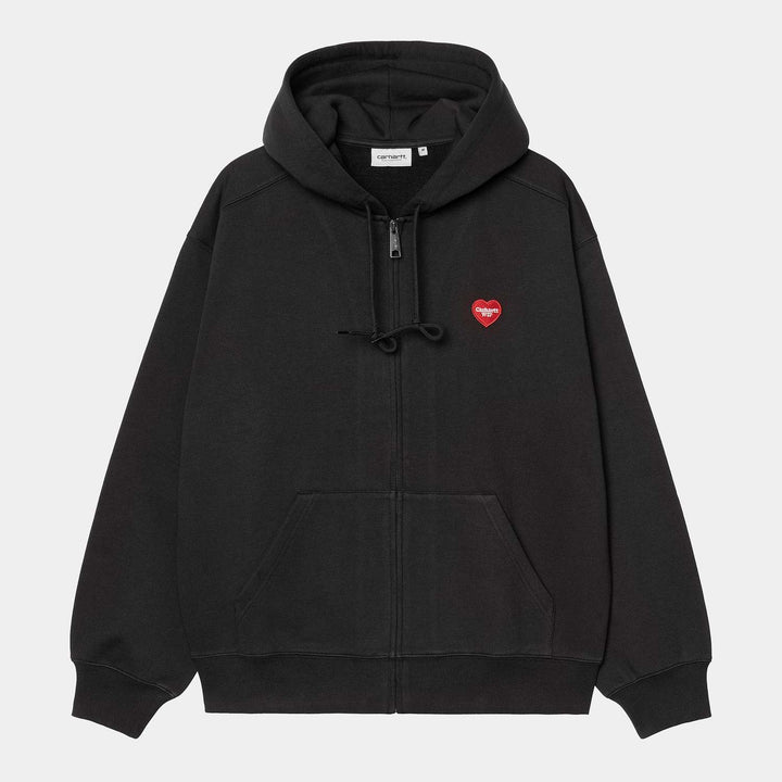Carhartt WIP Hooded Heart II Hartt Sweat Jacket Black