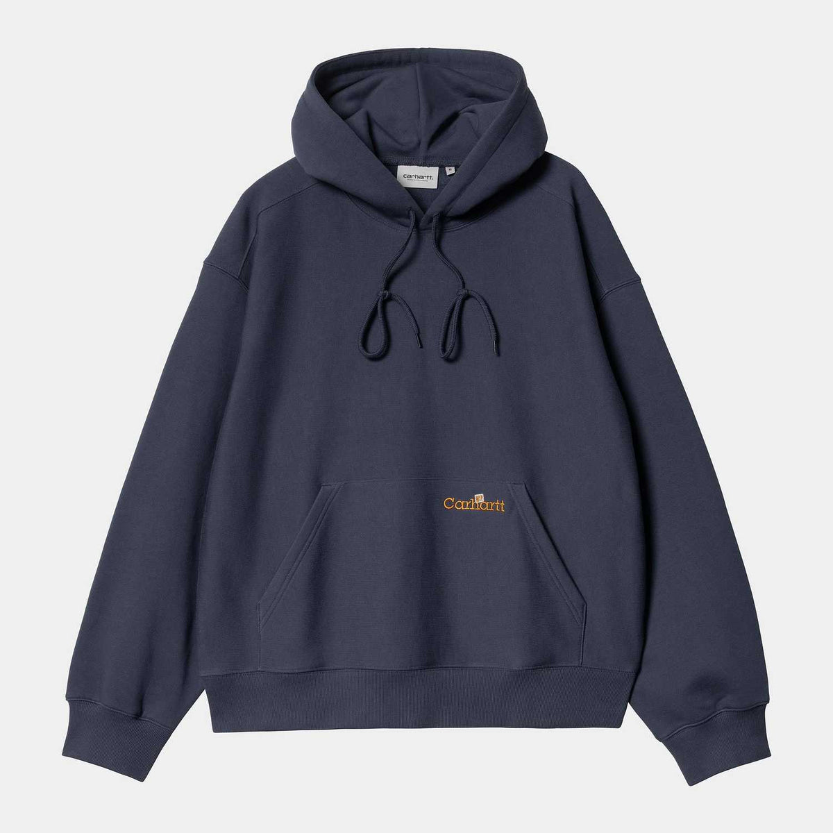 Carhartt WIP Hooded Label Script Sweat Blue