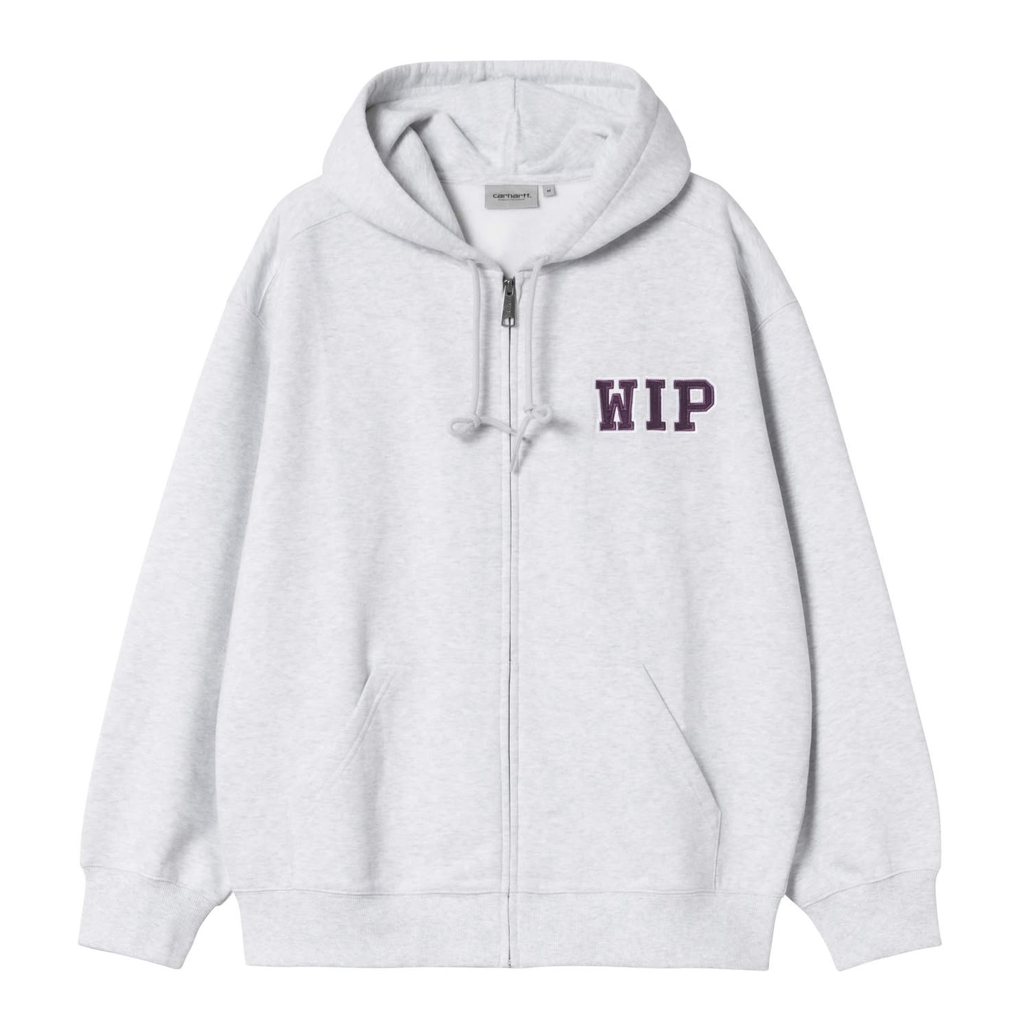 Carhartt WIP Hooded Mini Wip Sweat Jacket Ash Heather