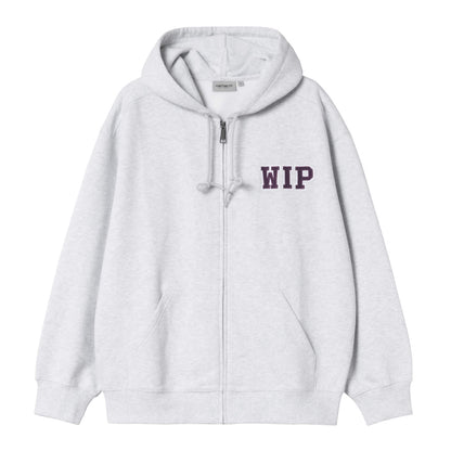 Carhartt WIP Hooded Mini Wip Sweat Jacket Ash Heather
