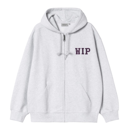 Carhartt WIP Hooded Mini Wip Sweat Jacket Ash Heather